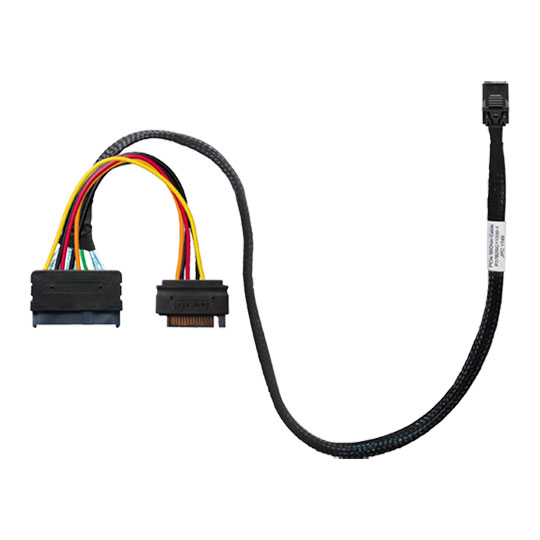 HighPoint 19 Inch SFF-8643 to SFF-8639 Connector
