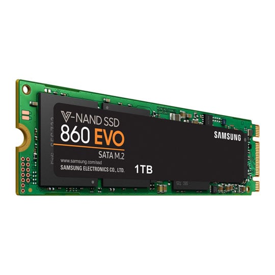 Samsung 860 EVO 1TB M.2 SATA SSD/Solid State Drive LN87325 - MZ