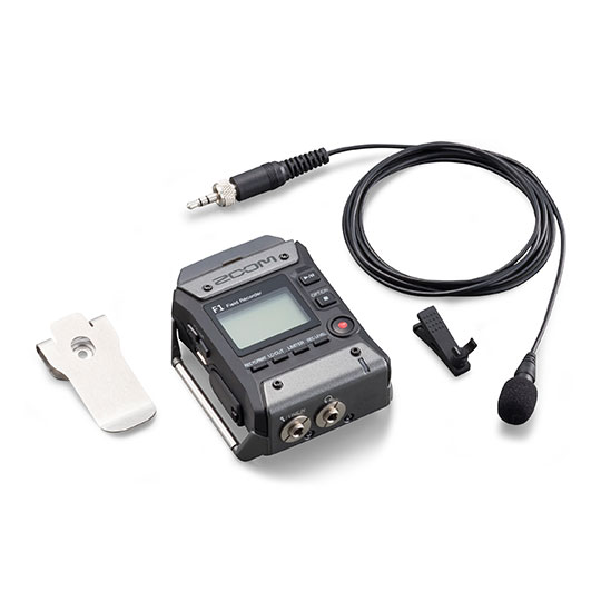 Zoom F1 Field Recorder + Lavalier Mic