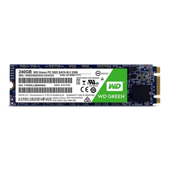 WD Green 240GB M.2 2280 SATA 3D NAND SSD/Solid State Drive : image 1
