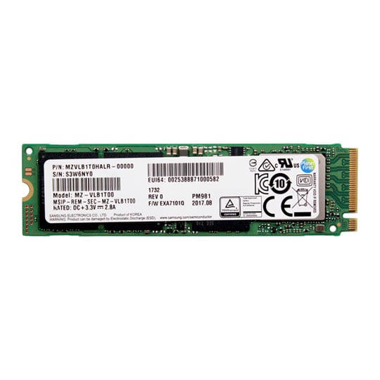 Samsung 1TB PM981 M.2 PCIe NVMe Performance SSD/Solid State Drive Samsung 1TB PM981 M.2 PCIe NVMe Performance SSD/Solid State Drive