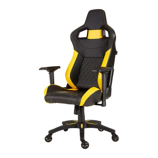 Corsair T1 RACE 2018 Edition Gaming Chair Black/Yellow : image 1