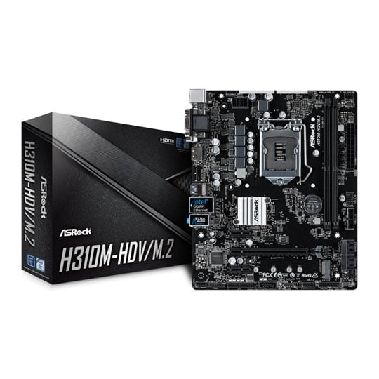 Asrock ASRock B360M ＋ H310M-HDV/M.2 ＋ H310H5-M7 ＋ H97M-S01 など　ジャンクマザー5枚セット ☆送料込み H310M-HDV&frasl;M.2 - Motherboard Specifications On MotherboardDB