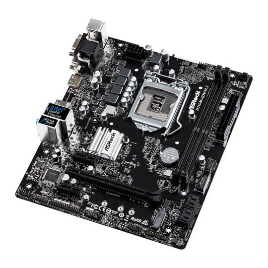 ASRock Intel H310M-HDV/M.2 Coffee Lake Micro ATX Motherboard