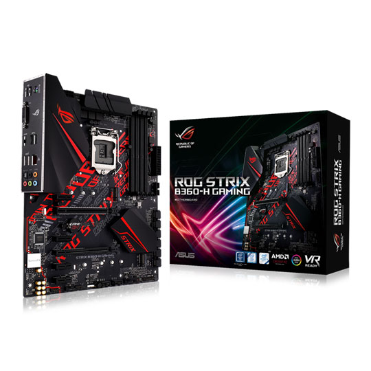 Refurbished - ASUS ROG STRIX Intel B360-H GAMING Coffee Lake ATX