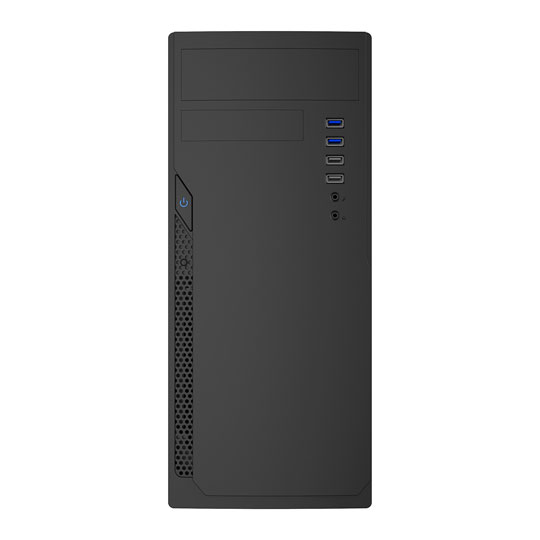 CiT Classic Mid Tower PC Case with 500W PSU/Power Supply : image 2