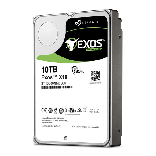 Seagate 10TB Exos X10 3.5" SATA Enterprise HDD/Hard Drive : image 2