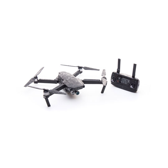 Modifli DJI Mavic Pro Drone Skin Carbon Camo Propwrap™ Combo
