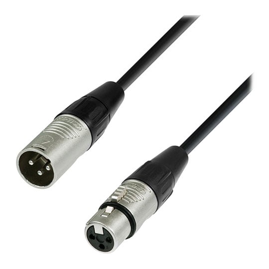 1m Adam Hall REAN Microphone Cable Female XLR to Male XLR
