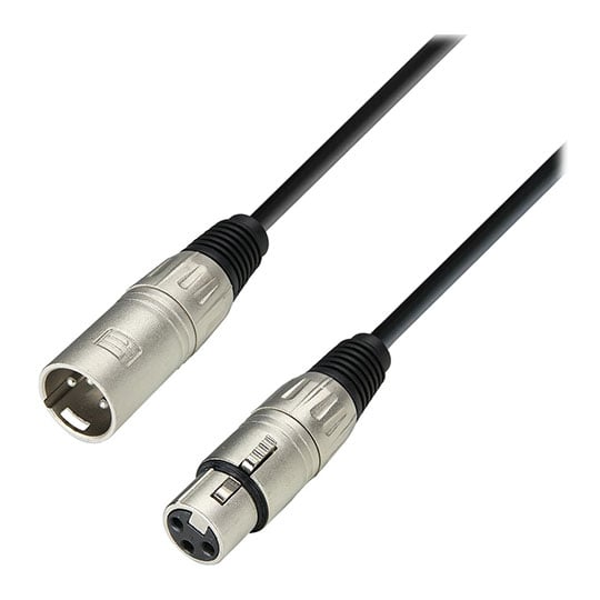 3m Adam Hall Microphone Cable Female XLR to Male XLR
