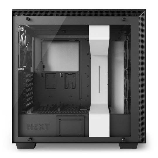 NZXT White H700 Tempered Glass Window Tower PC Gaming Case LN89839