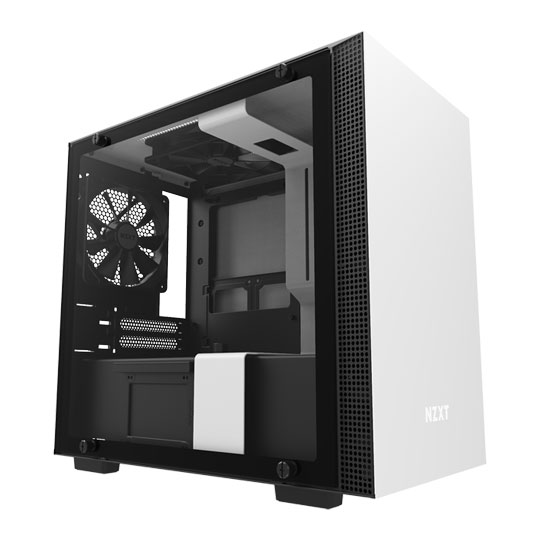 NZXT White H200 Mini ITX Windowed PC Gaming Case : image 1