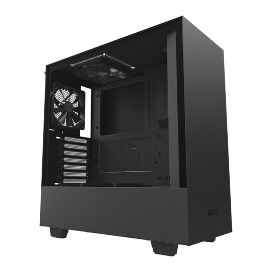 NZXT Black H500 Tempered Glass Window Midi PC Gaming Case : image 1