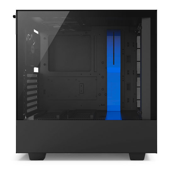 NZXT Blue H500 Tempered Glass Window Midi PC Gaming Case : image 3
