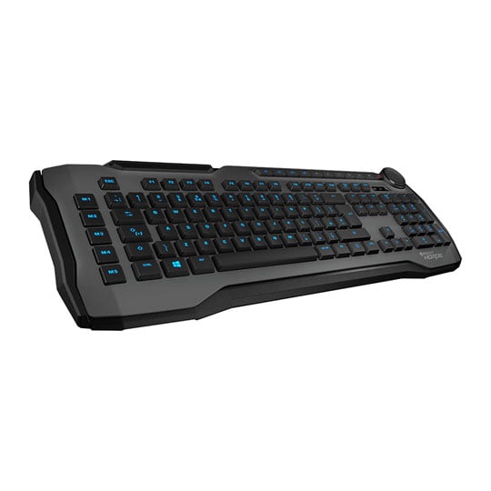 ROCCAT Horde Membranical Gaming Keyboard Backlit Blue LED with Tuning Wheel