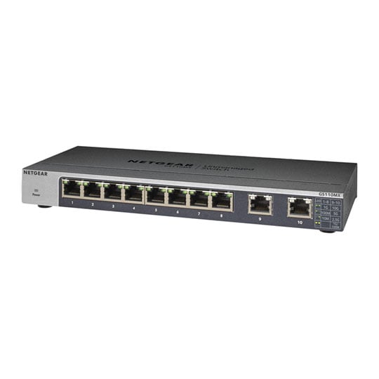 Netgear 8 Port Gigabit Switch Managed Switch With 2x 10G Uplink ports : image 1