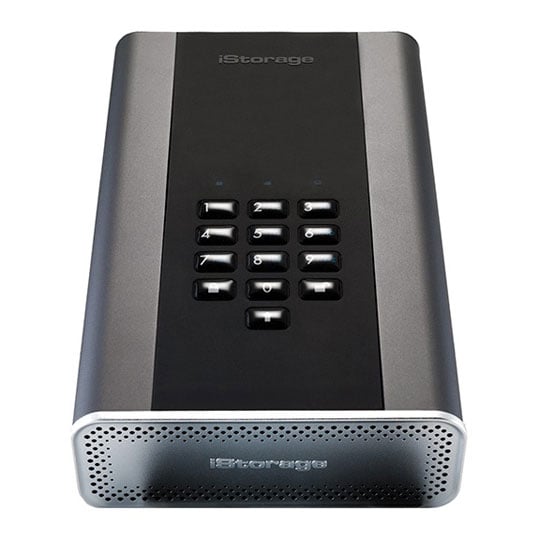 iStorage diskAshur2 DT2 10TB USB 3.1 Encrypted External HDD/Hard Drive : image 3