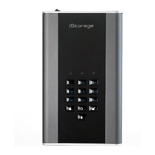 iStorage diskAshur2 DT2 8TB USB 3.1 Encrypted External HDD/Hard Drive