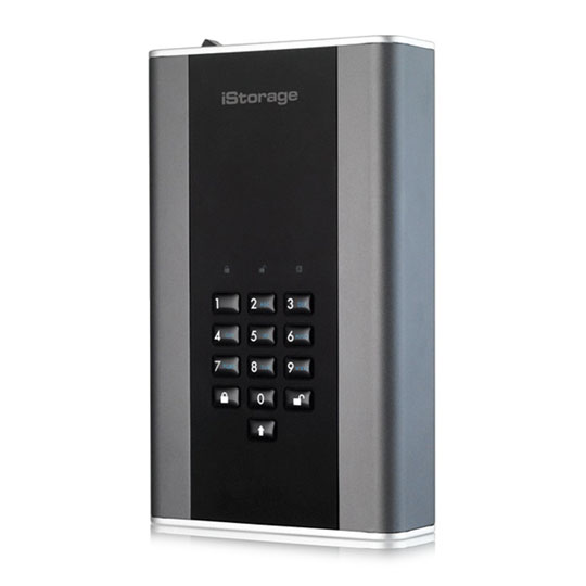 iStorage diskAshur2 DT2 1TB USB 3.1 Encrypted External HDD/Hard Drive : image 2