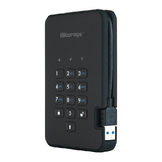 iStorage 500GB diskAshur2 USB 3.1 Encrypted External HDD/Hard Drive : image 4