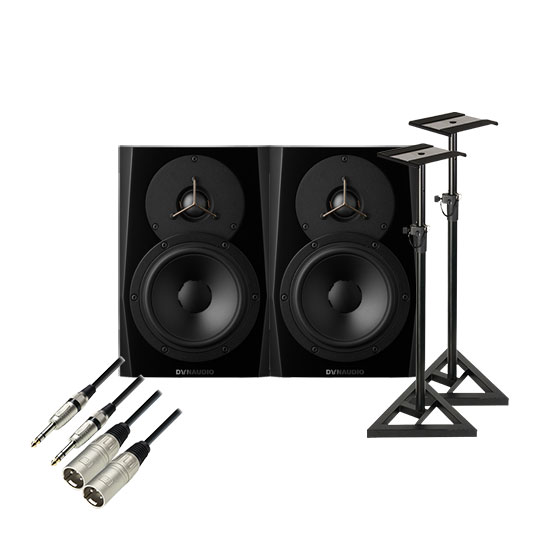 Dynaudio PRO LYD-5 Next Generation 5" Nearfield Studio Monitor +Adam Hall Stands+Leads
