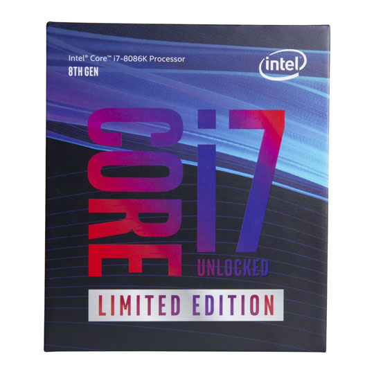Intel Core i7 8086K Unlocked Coffee Lake Limited Edition 40th