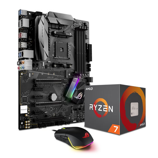 ASUS B350-F Motherboard + AMD Ryzen™ 7 1700 CPU + ASUS ROG