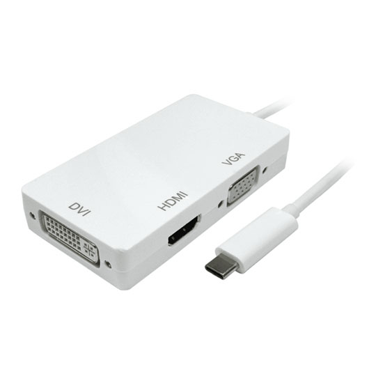 USB TYPE C to HDMI, DVI or VGA Adaptor : image 1