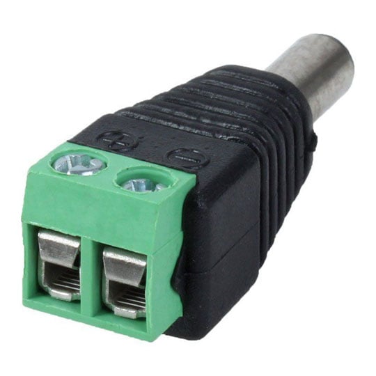 Xclio Balun to Male 12V DC Adapter CCTV
