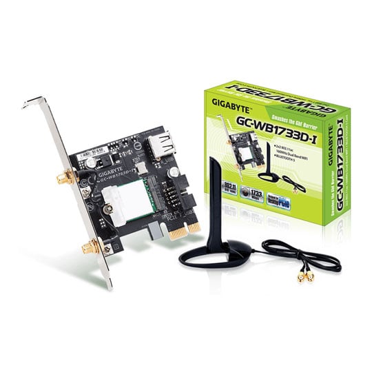 Gigabyte Combo Intel Dual Band WiFi 11ac and Bluetooth 5 PCIe Wireless Network Card : image 1