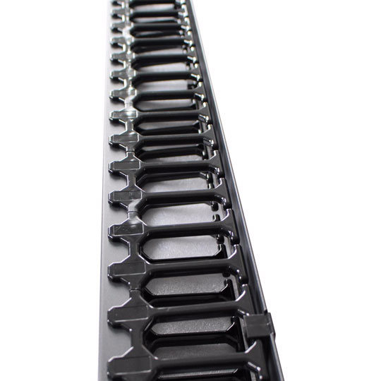 Hipoint 24U Plastic Rings Vertical Cable Organizer : image 2