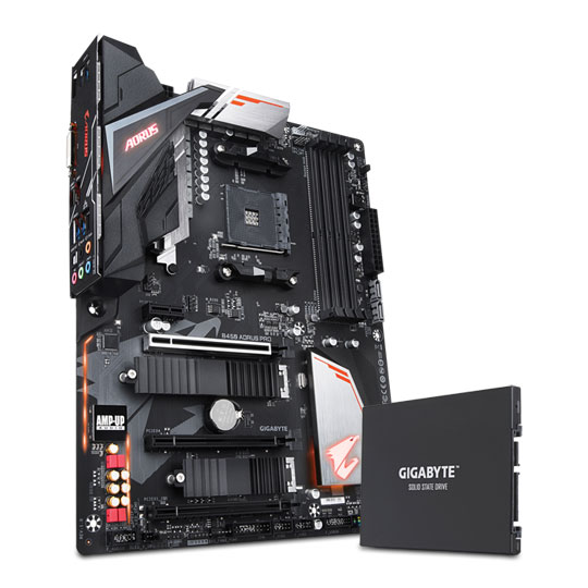 Gigabyte AMD B450 AORUS Pro + 256GB UD Pro Bundle : image 1