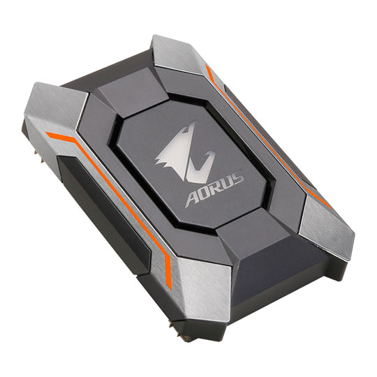 AORUS RGB 2 Way HB/High Bandwidth SLI Bridge - 60mm (1-slot spacing) : image 1