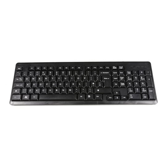 Xclio Wireless Keyboard Slim with Nano USB Black