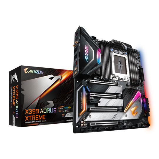 Gigabyte AMD AORUS X399 XTREME E-ATX TR4 Motherboard : image 1