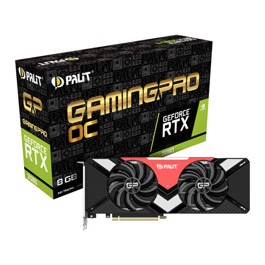 Palit NVIDIA GeForce RTX 2080 8GB GamingPro OC Turing Graphics