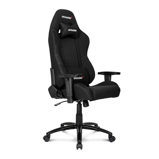 AKRacing Core Series EX BLACK Gaming Chair Black Fabric : image 1