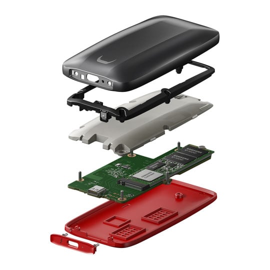 SSamsung Portable 500GB External Portable NVMe Solid State Drive/SSD - Black : image 3