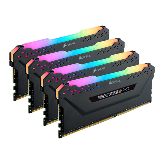 Corsair Vengeance RGB PRO Black 64GB 3200 MHz DDR4 Quad Channel