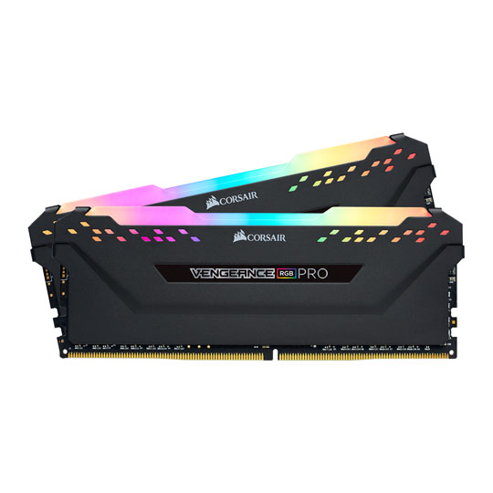 Corsair Vengeance RGB PRO Black 32GB 3466 MHz DDR4 Dual Channel Memory Kit : image 2