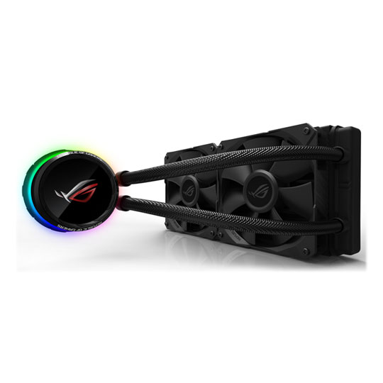 ASUS ROG Ryuo 240 mm AIO OLED RGB Intel/AMD CPU Water Cooler : image 1