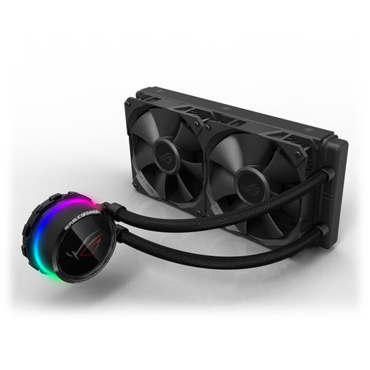 ASUS ROG Ryuo 240 mm AIO OLED RGB Intel/AMD CPU Water Cooler : image 2