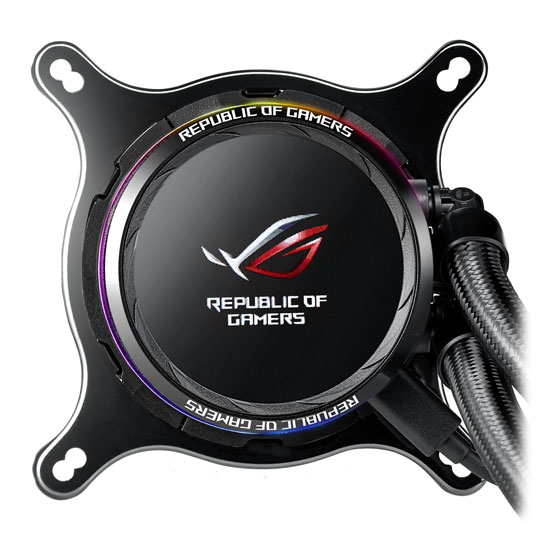 ASUS ROG Ryuo 240 mm AIO OLED RGB Intel/AMD CPU Water Cooler : image 4