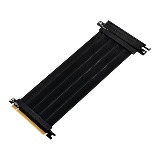 Pcie Ribbon SilverStone 22cm PCIe 3.0 x16 Premium Riser Ribbon Cable for GPU ...