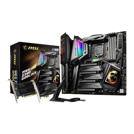 MSI MEG Intel Z390 GODLIKE 9th Gen EATX Motherboard : image 1