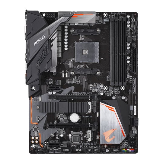 Gigabyte AMD B450 AORUS Elite Ryzen ATX Motherboard : image 2