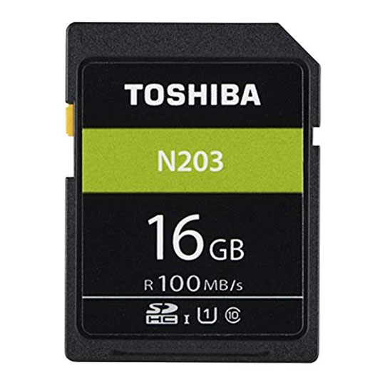 Toshiba N203 High Speed 16GB SD Flash Memory Card : image 1