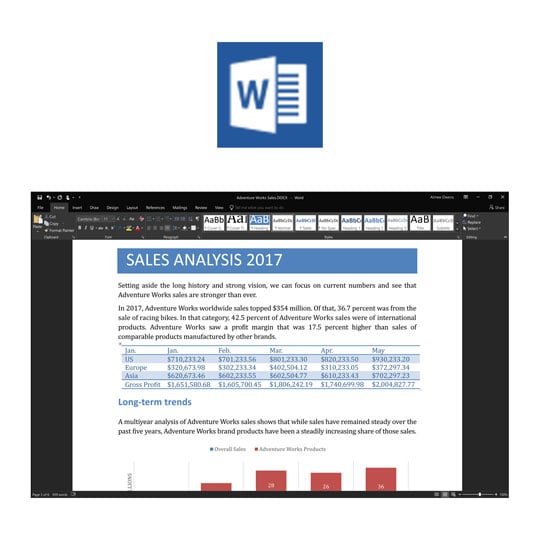Microsoft Office 2019 1 Computer Home+Business with Word/Excel/Powerpoint PC/MAC : image 3