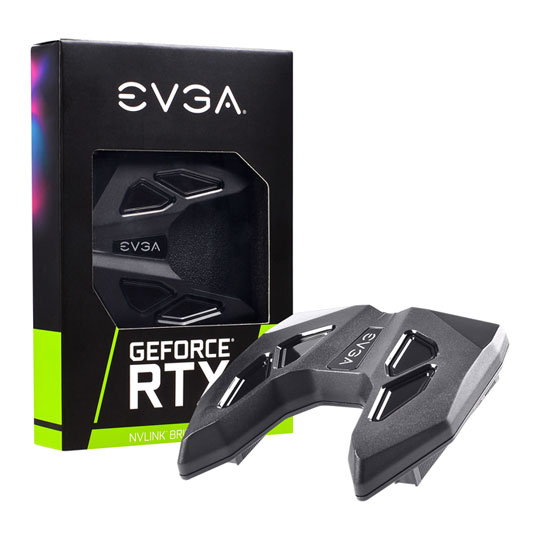 EVGA RGB 2-Way RTX NVLink SLI Bridge - 60mm - 3 Slot Config : image 1