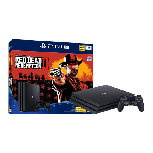 Sony PS4 Pro 1TB Red Dead Redemption Bundle